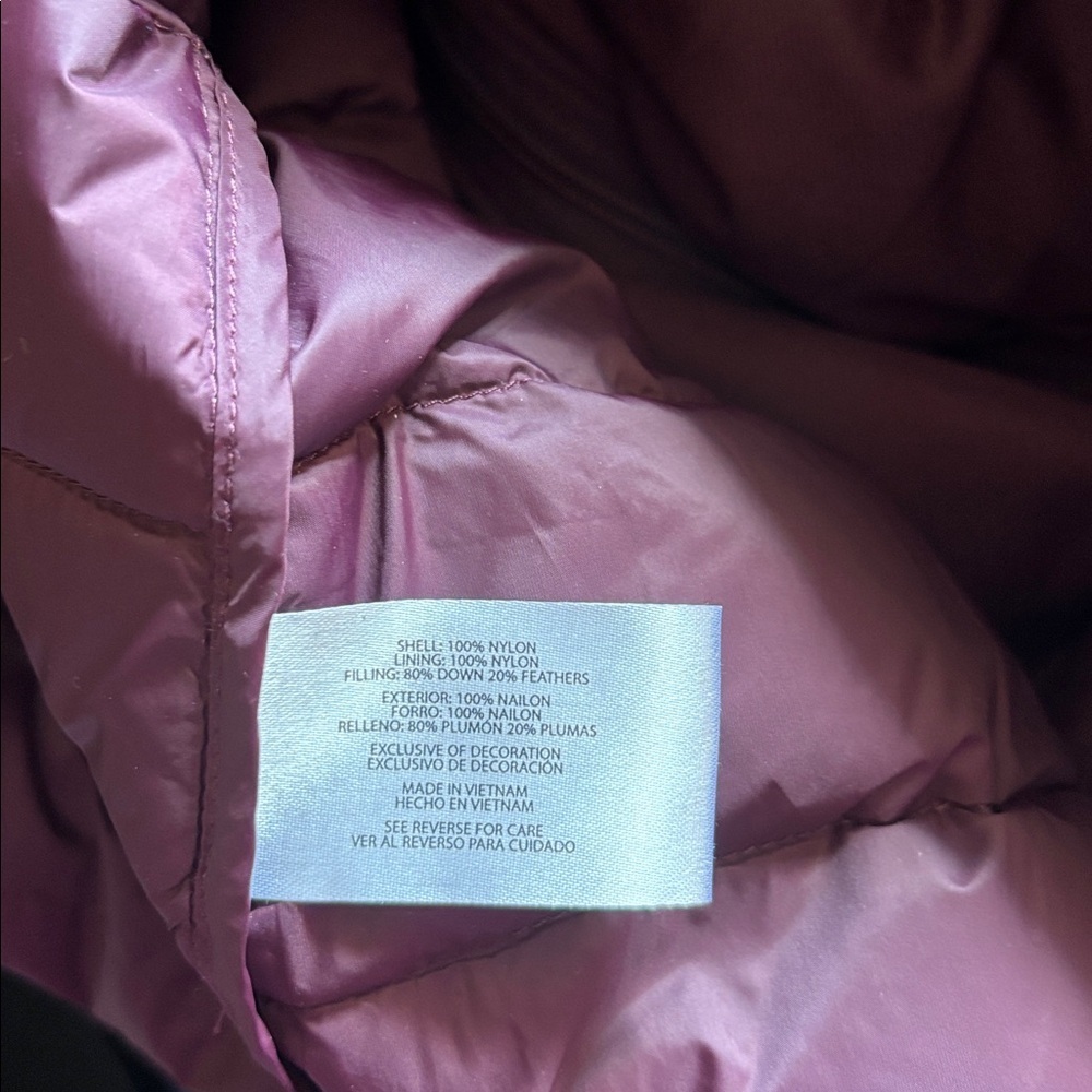 Eddie Bauer Women's Packable Jacket 650 Fill Power Down No Hood Zip Pockets 😍 - Picture 10 of 10